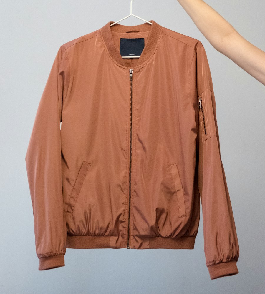 Rust Bomber Jacket